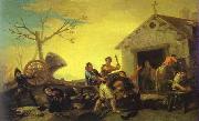 Francisco Jose de Goya Fight at Cock Inn china oil painting reproduction